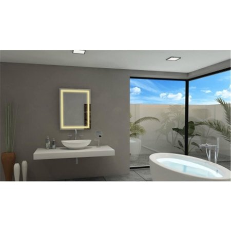 PERFECTPILLOWS 24 x 32 in. Harmony Lighted Bathroom Mirror with 3000K PE2638920